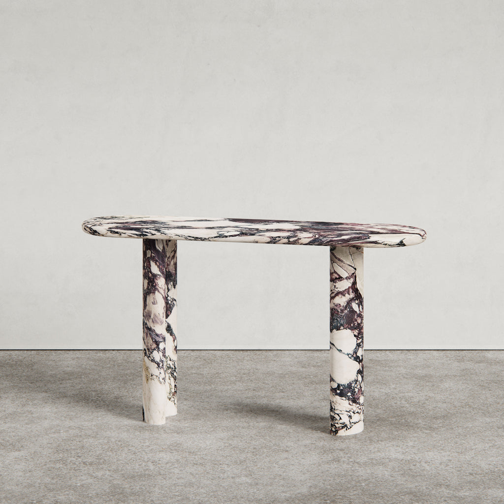 Pietra Console in Viola Calacatta – Just Adele