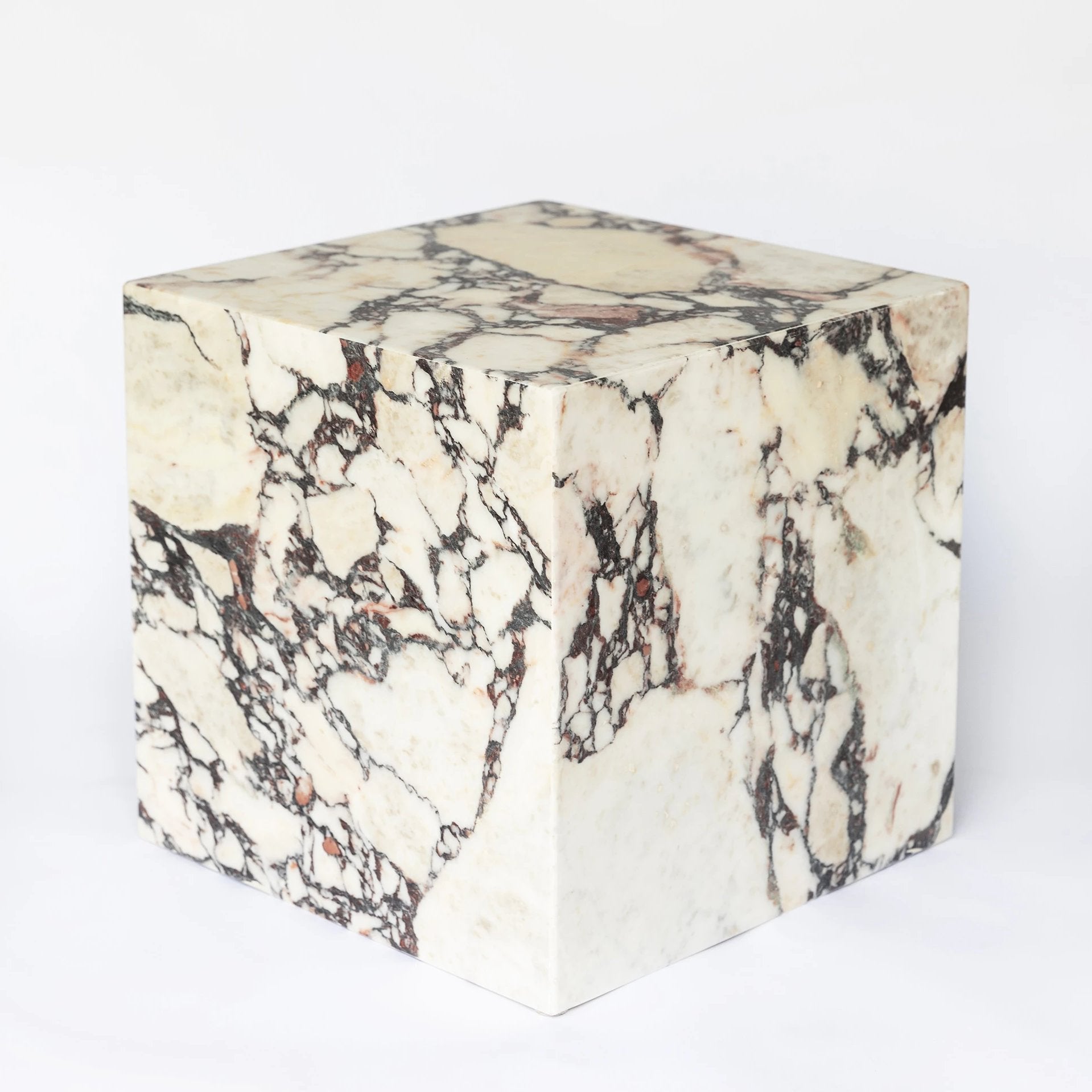 Just Adele | Viola Calacatta Marble furniture | Plinth Viola | Melbourne | Side Table | bedside | Coffee Table | Viola | Cube | Plinth | Occasional table | bespoke melbourne plinth | viola marble plinth