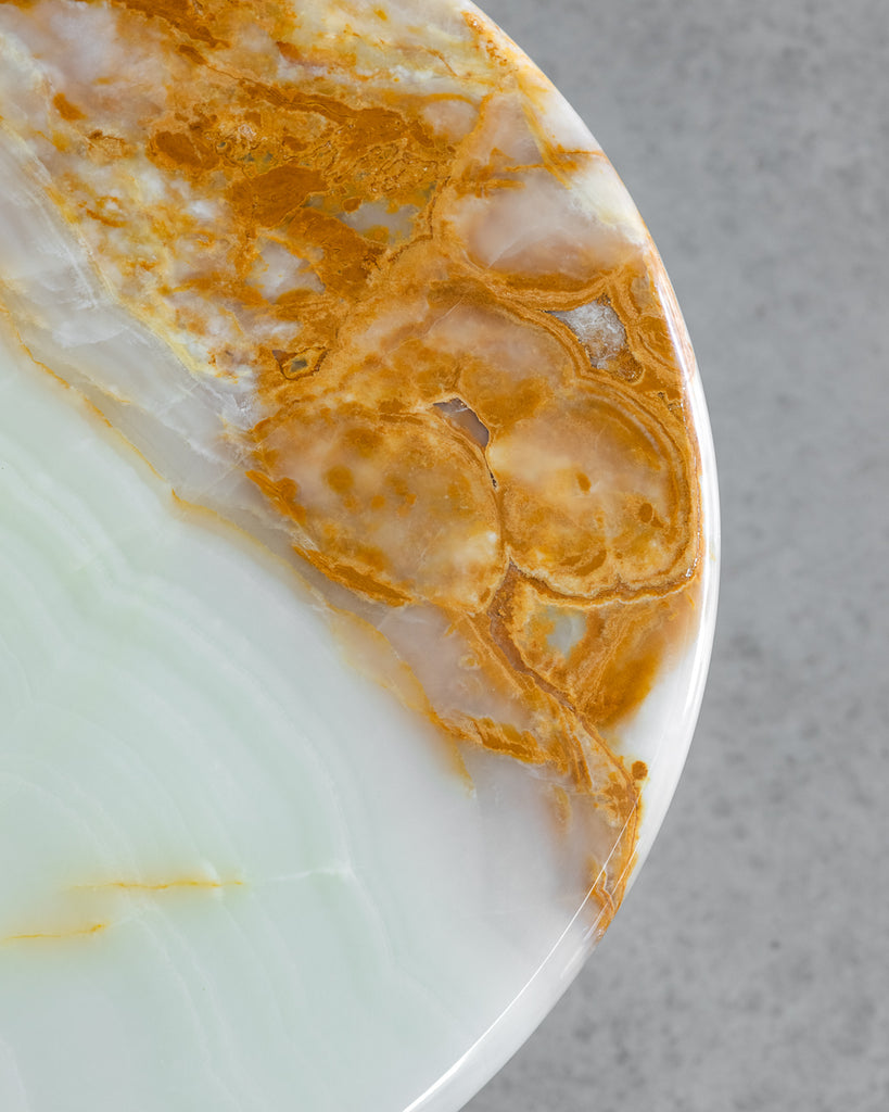 Onda Side Table in Green Onyx – Just Adele